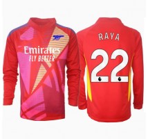 Arsenal David Raya #22 Bramkarskie Koszulka Wyjazdowa 2024-25 Długi Rękaw